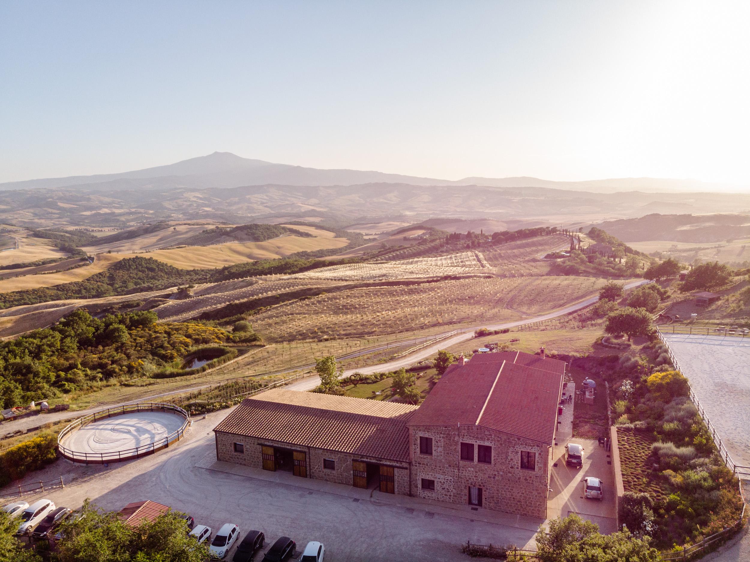 Podere Val D'Orcia - Tuscany Equestrian Sarteano Buitenkant foto